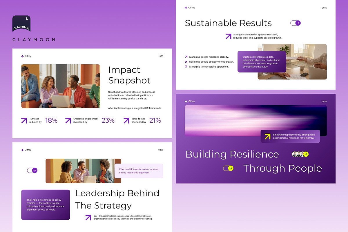 HR Management Presentation Deck, a Presentation Template by Claymoon Lab (Photo 7 of 7)
