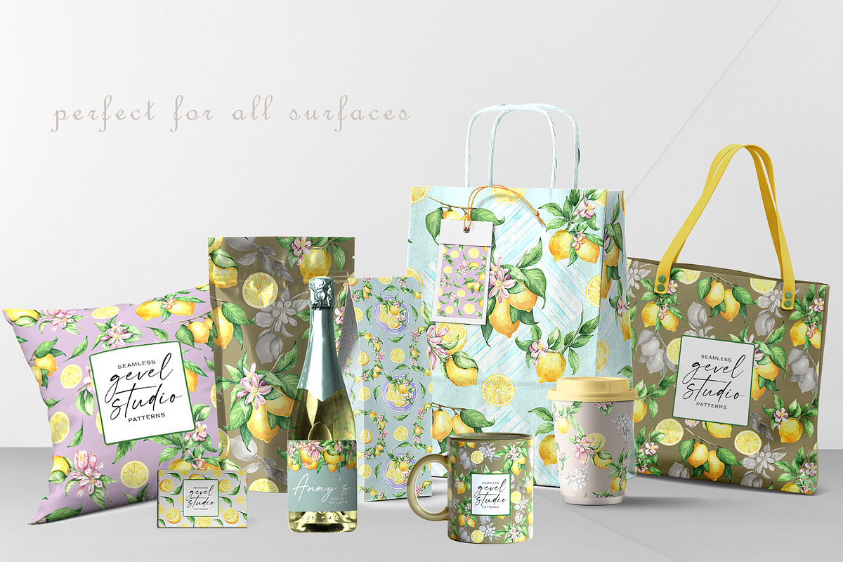 LEMONS Watercolor clipart set, an Object Illustration by GevelStudio (Photo 15 of 16)