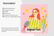 Aquarius Collage Girls, a Person Illustration by Jakayla Digital Co (Thumbnail 3 of 9)