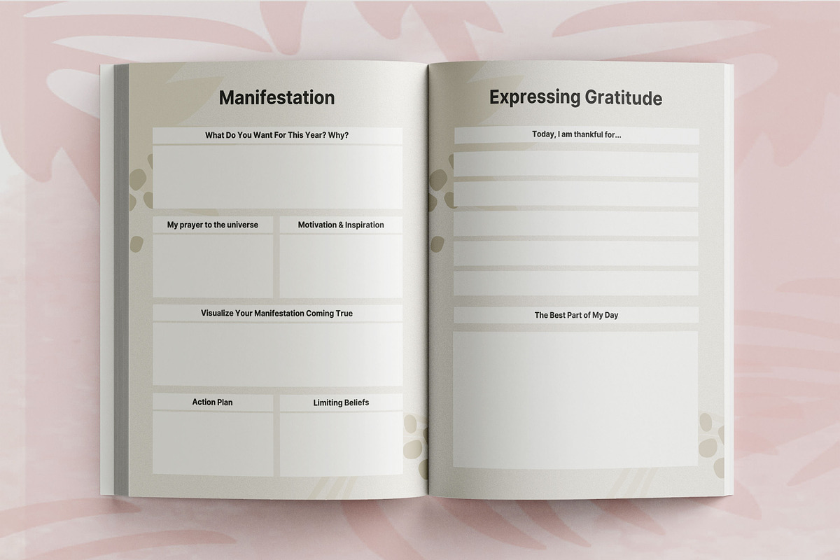 2025 Vision Board Planner, a Print Template by Book2bees (Photo 4 of 4)
