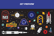 Space Label Pack, an Illustration by Ferrato Design Co. (Thumbnail 2 of 5)