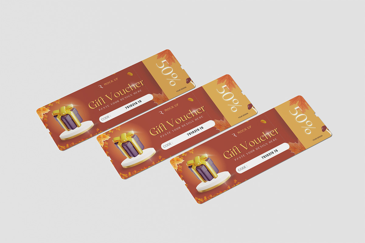 ticket mockup, a Poster Template by kebunmockup (Photo 2 of 5)