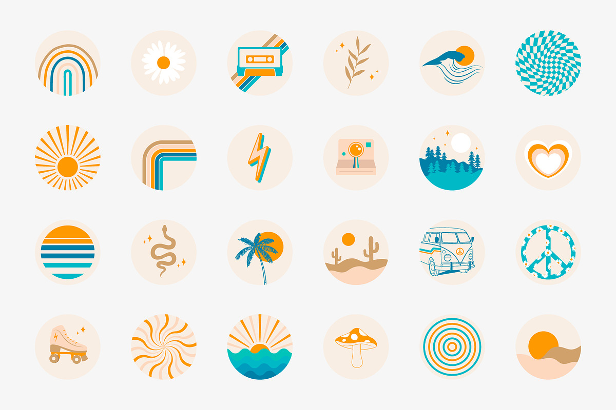 Retro Icons, an Icon by ChicGraphix (Photo 3 of 5)