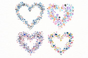 Spring Floral Hearts Frames Clipart, an Illustration by Designworld (Thumbnail 4 of 7)