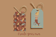 Boho Marmaids, a Pattern Graphic by watercolor kamill (Thumbnail 7 of 7)
