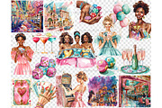 Las Vegas Girls Trip Clipart, a Person Illustration by GlamArtZhanna (Thumbnail 6 of 6)