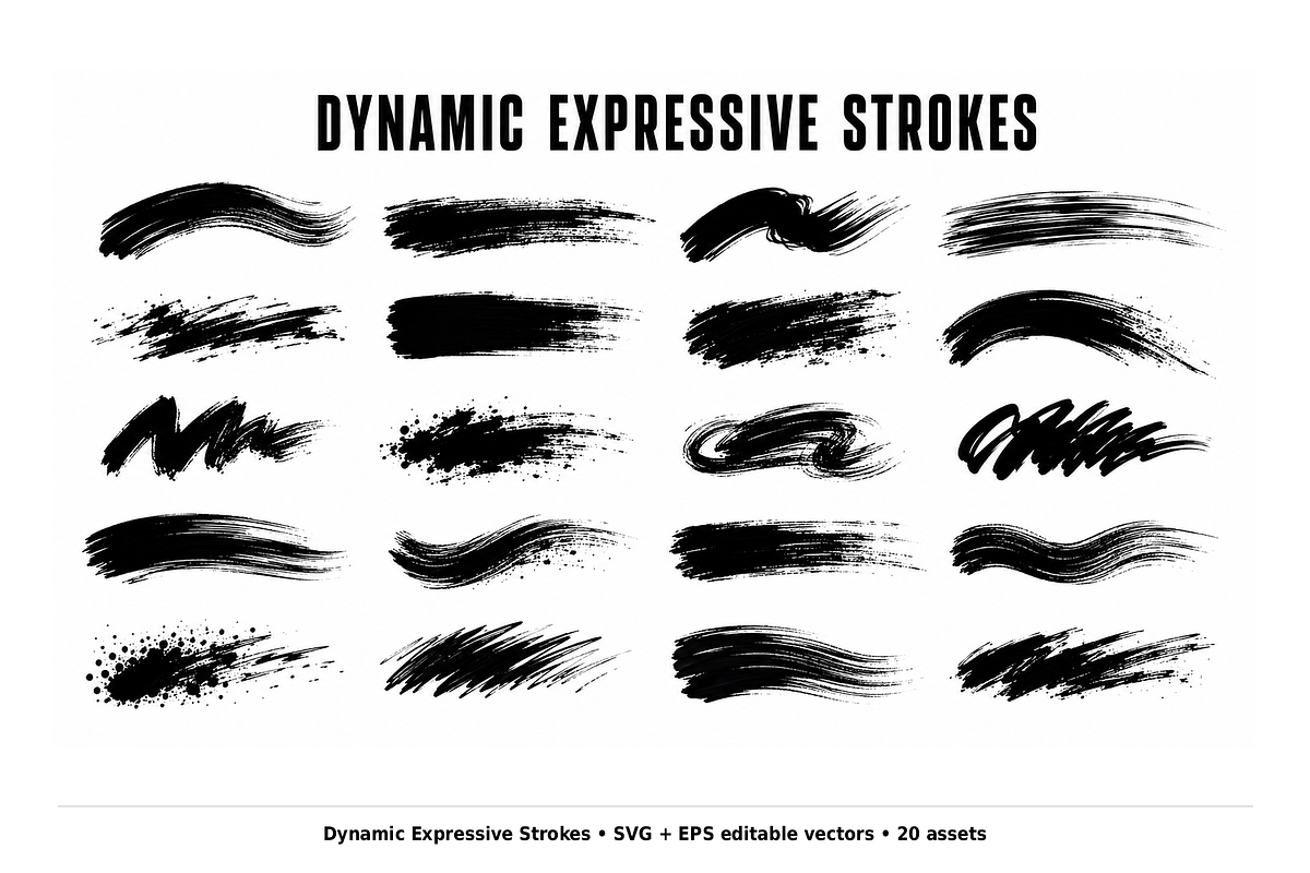 204 Ink Texture Vector Brushes, a Brush Add-On by ZinetroN (Photo 12 of 13)