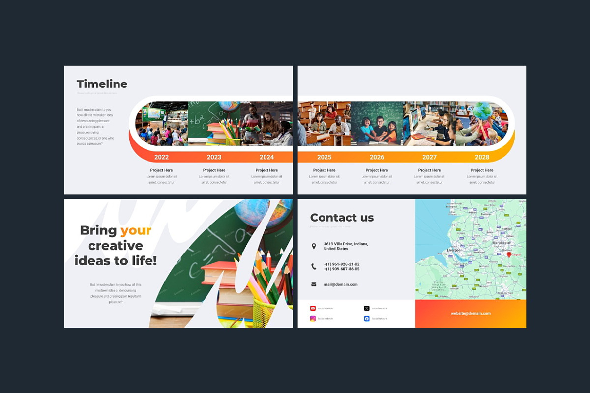 Education Creative PowerPoint, a Presentation Template by Presentation Templates (Photo 6 of 6)