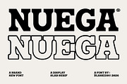 Nuega – Bold Slab Serif Font, a Slab Serif Font by Blankids Studio (Thumbnail 1 of 12)