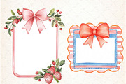 Coquette Summer Frame Clipart Bundle, an Illustration by Libby Wishes (Thumbnail 6 of 6)