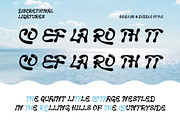 Lacupra - Liquid Bubble Display Font, a Sans Serif Font by Drizy (Thumbnail 4 of 10)