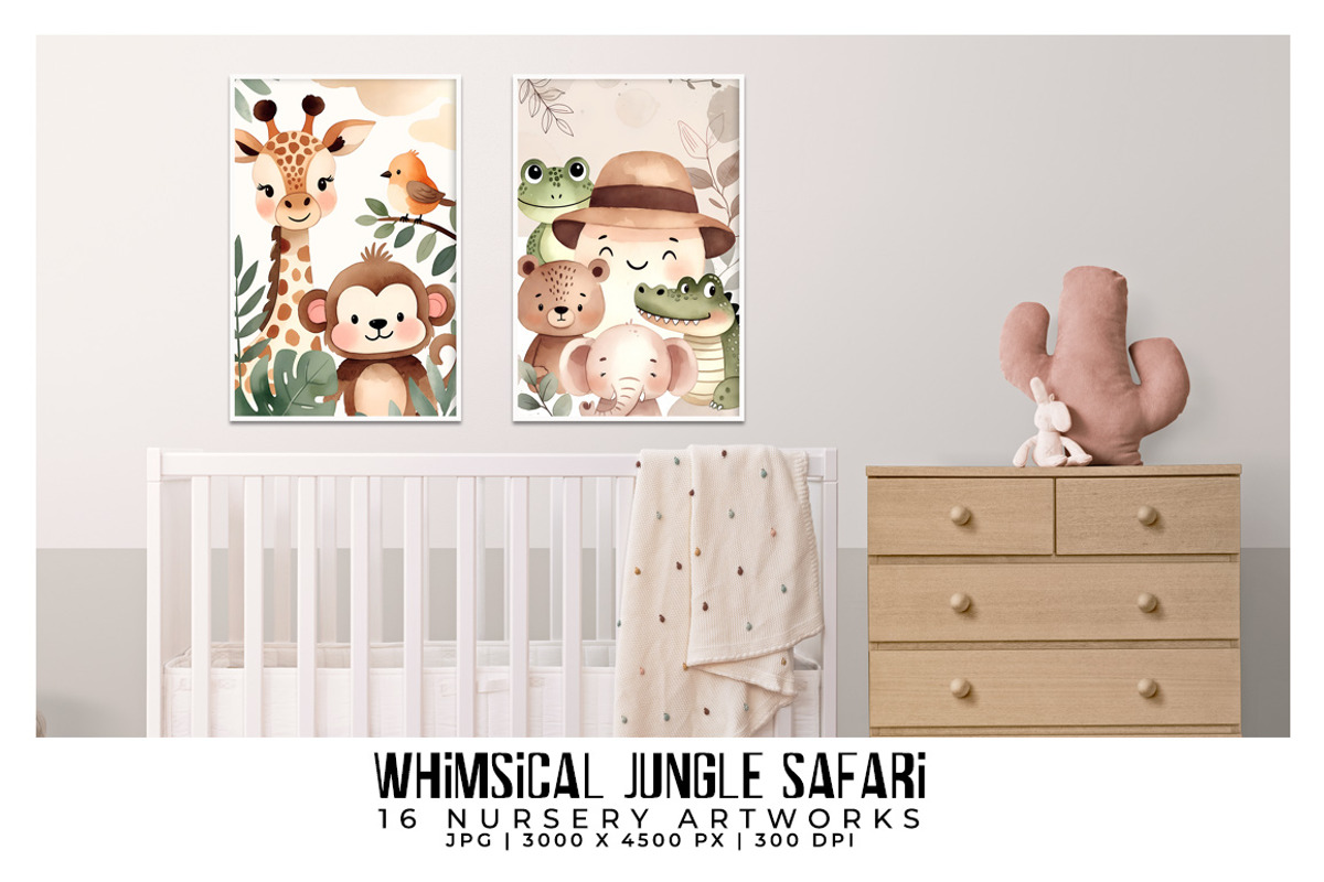 Whimisical Jungle Safari, a Decorative Illustration by Digital Art Creations (Photo 7 of 7)