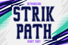 Strik Path - Sport Font