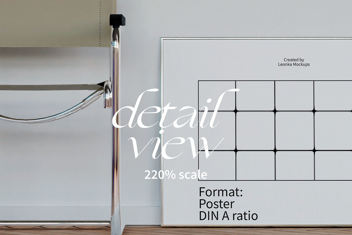 Frame Mockup Set BRAM, a Household Mockup by Bonumo (Photo 8 of 13)