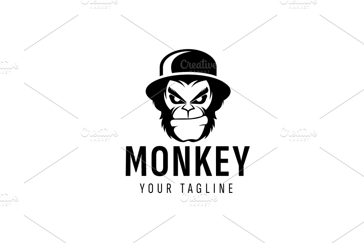 monkey logo vector icon illustration, a Branding & Logo Template by Dyn Studio