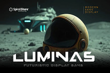 Luminas Sci-fi Futuristic Sans Font