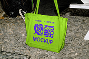 La Cafe Tote Bag Mockup - VOL, a Product Mockup by Simetrica Labs (Thumbnail 4 of 6)