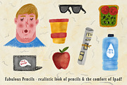 Fabulous Pencils for Procreate, a Brush Add-On by Guerillacraft (Thumbnail 2 of 7)