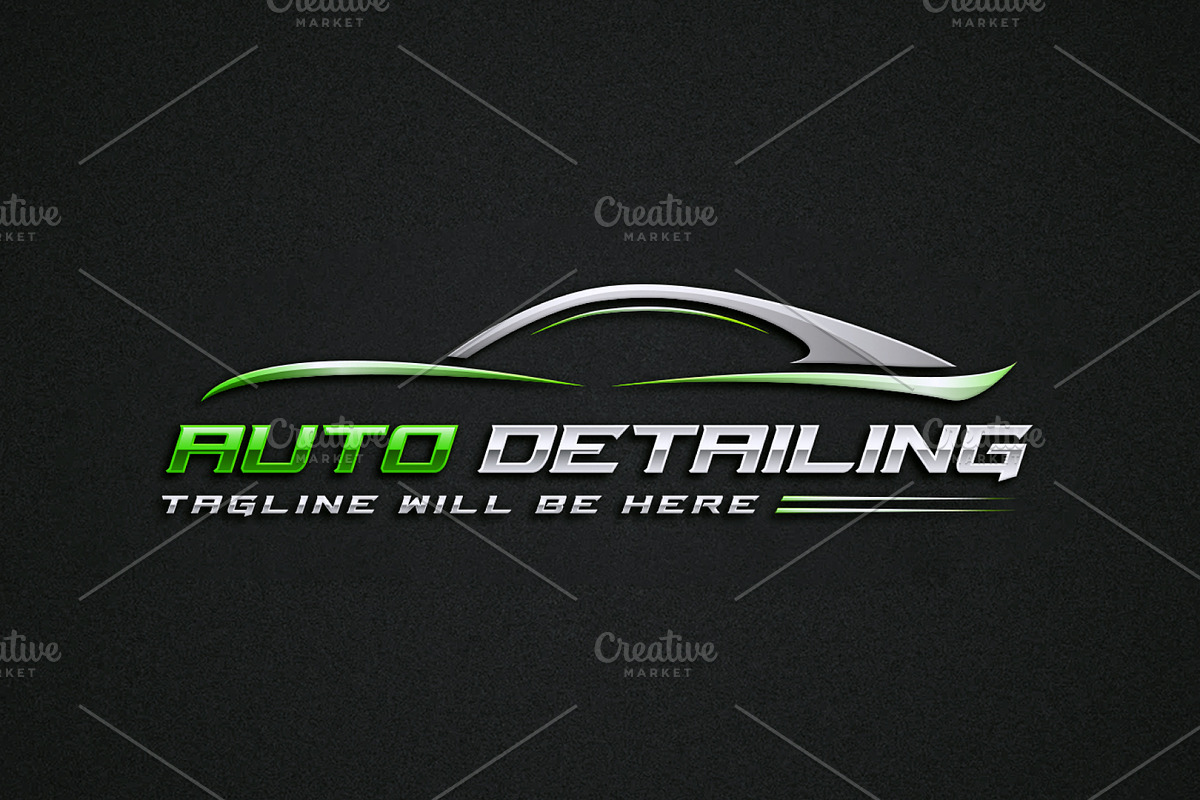 Auto Detailing Logo, Automotive Logo, a Branding & Logo Template by Nahid Hasan Nilim (Photo 3 of 7)