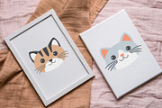 9 Adorable Kitty Head Illustration, an Illustration by jongcreative (Thumbnail 3 of 4)