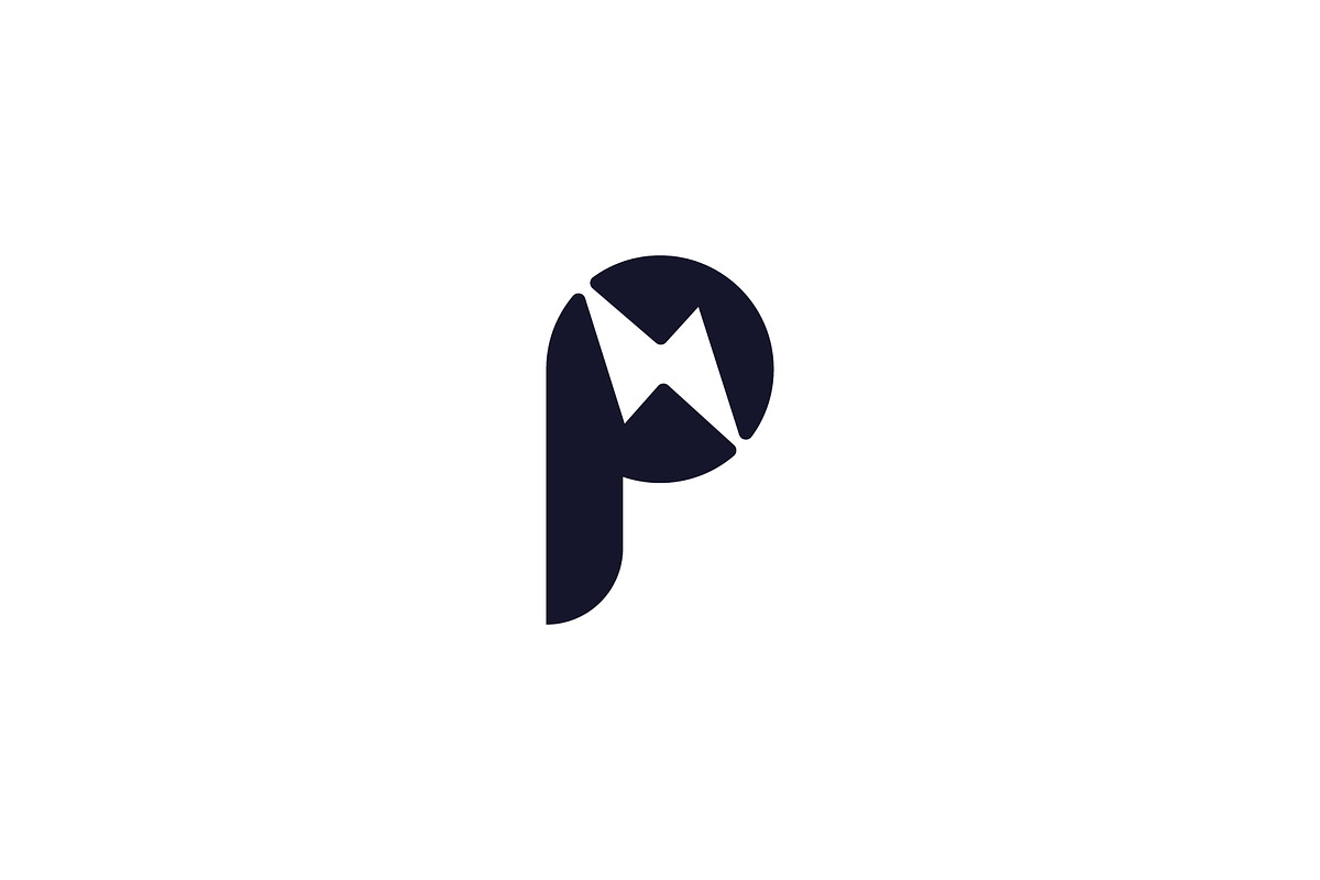 Letter P Bolt Logo, a Branding & Logo Template by Abir Hossain Waffi (Photo 3 of 4)