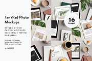 Tan iPad Photo Mockup Bundle, an iPad Mockup by Moyo Studio (Thumbnail 1 of 8)