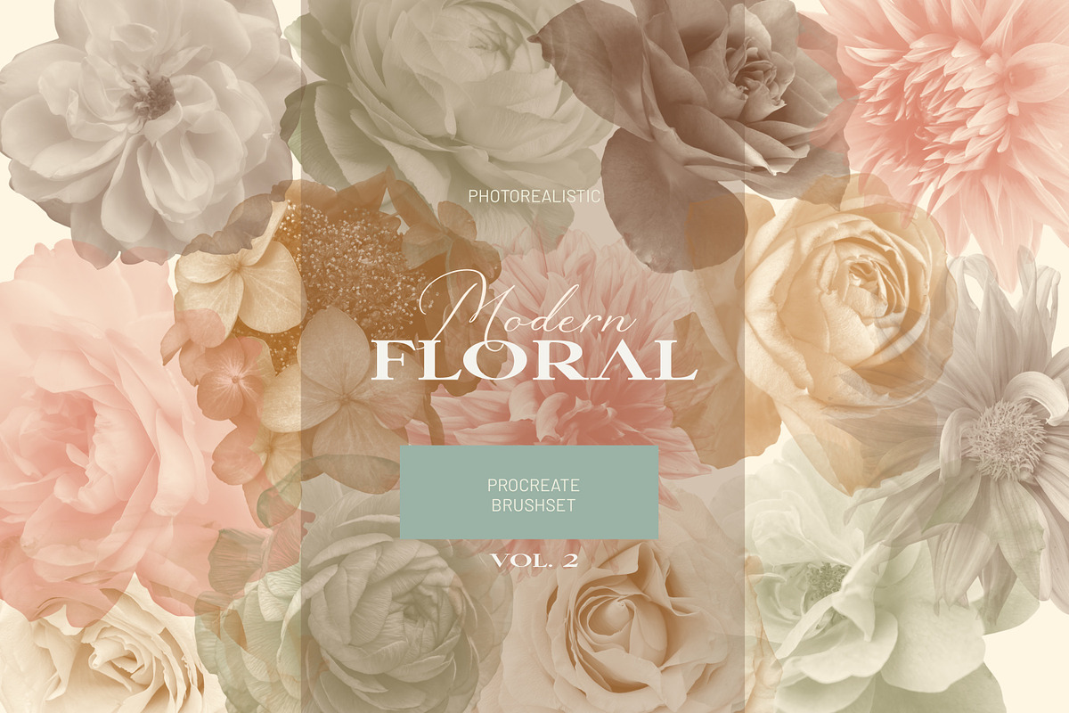 Modern Floral Procreate Brushes V2, a Brush Add-On by Eclectic Anthology (Photo 5 of 11)
