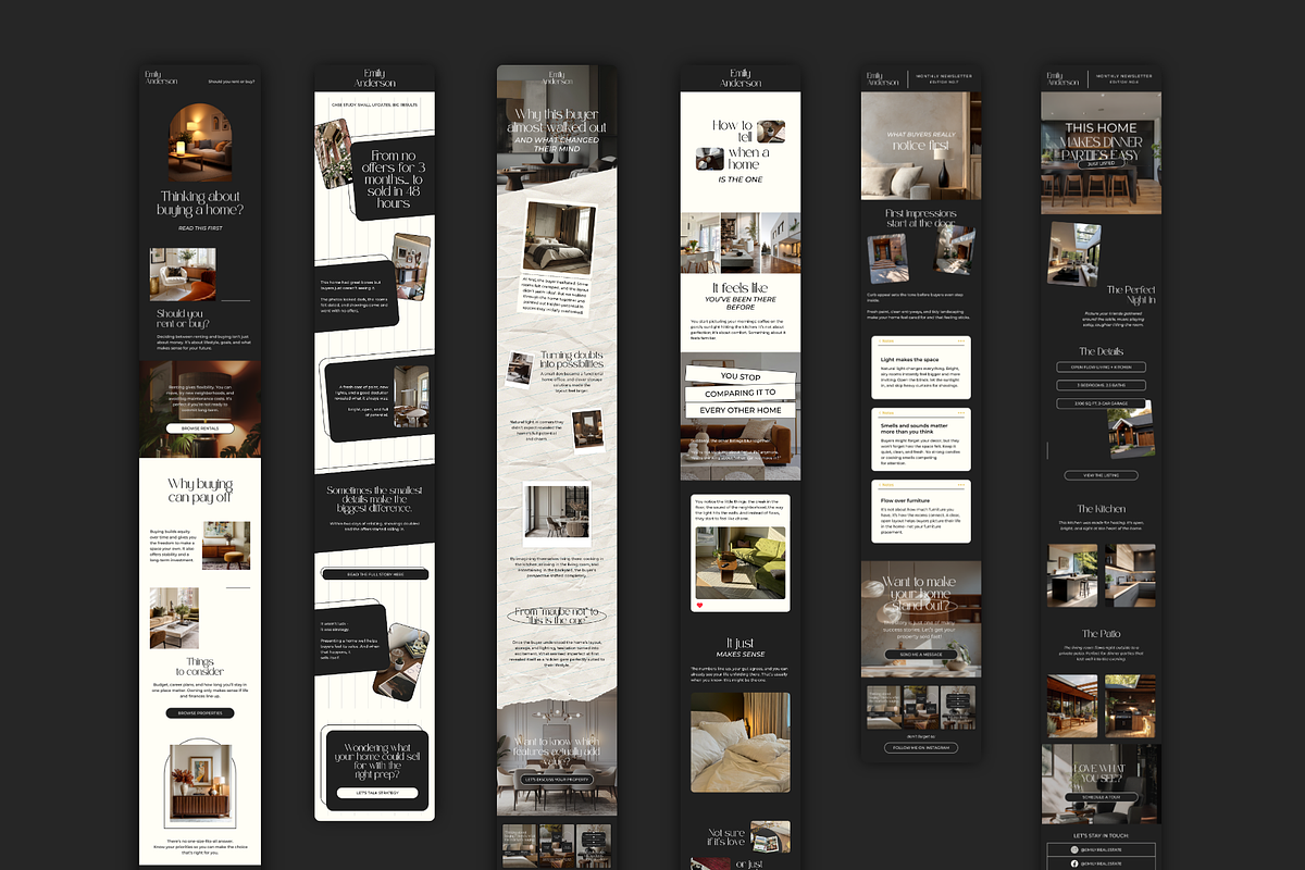 Real Estate Newsletter Templates, an Email Template by Meraki Templates (Photo 6 of 9)