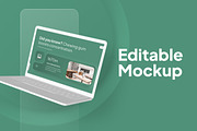 Neumorph Green PowerPoint Template, a Presentation Template by Brandearth RRGraph (Thumbnail 5 of 7)