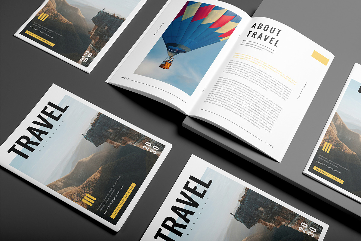 Travel & Explore Magazine Template preview 5