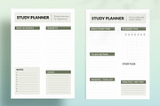 Study Planner Template Layout, a Stationery Template by ContestDesign (Thumbnail 1 of 5)