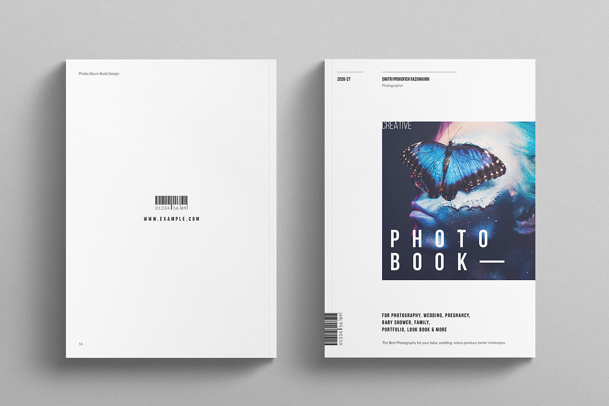 Photo Album Book Template, a Brochure Template by E-Type (Photo 7 of 7)