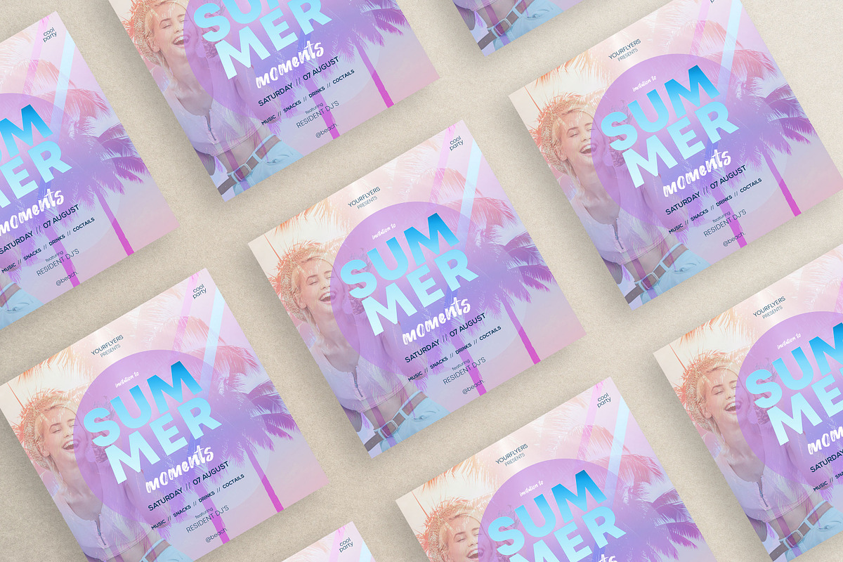 Summer Moments PSD Instagram Banner, a Social Media Template by Naim Selmani (Photo 2 of 3)