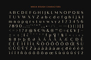 Mikea Rough, a Sans Serif Font by Craft Supply Co. (Thumbnail 8 of 8)