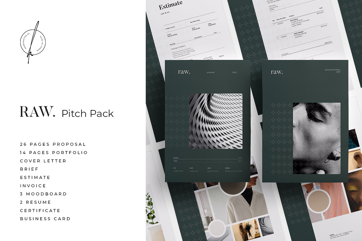 Raw Pitch Pack, a Brochure Template by Loc Tropis (Photo 2 of 19)