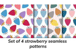 Strawberry patterns seamless, a Pattern Graphic by jelisua88