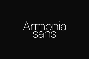 Armonia Sans - Variable Typeface