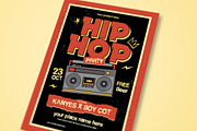 Hip Hop Party Flyer, a Flyer Template by megarez (Thumbnail 2 of 3)