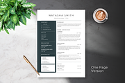 Professional Minimalist Resume Dark, a Resume Template by Helpful Hues (Thumbnail 2 of 8)
