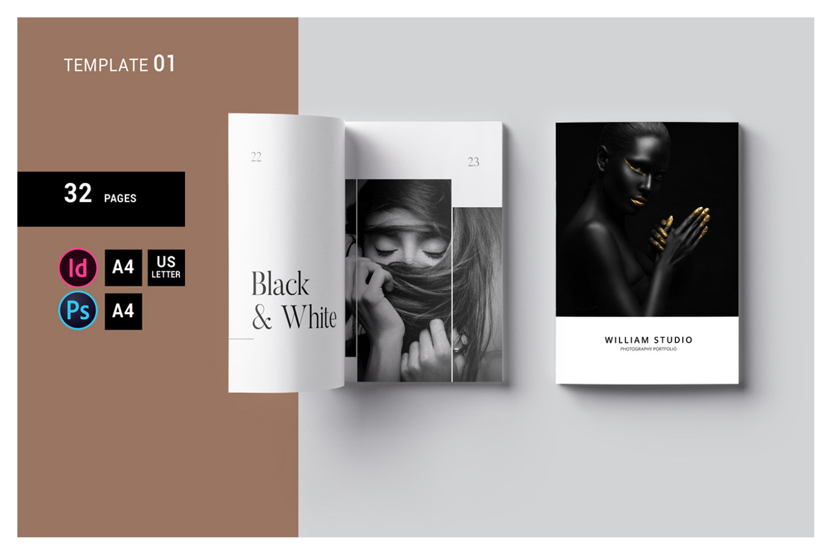 Photography Portfolio BUNDLE, a Brochure Template by adekfotografia (Photo 2 of 35)