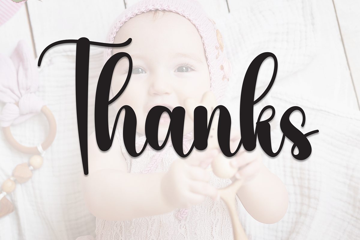 Baby Sweety | Script Font, a Handwritten Font by Scratchones (Photo 8 of 8)