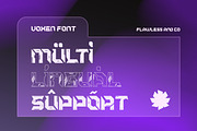 Vexon - Futuristic Display Font, a Sans Serif Font by Flawless And Co (Thumbnail 10 of 10)