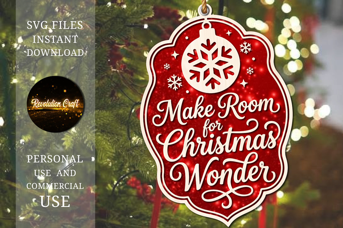 Make Room for Christmas Wonder SVG, an Object Graphic by OK Design (Photo 3 of 3)