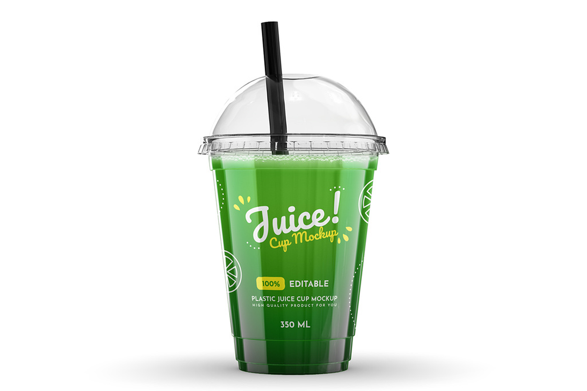 Juice Cup Mockup, a Packaging Mockup by Se٧enStudio