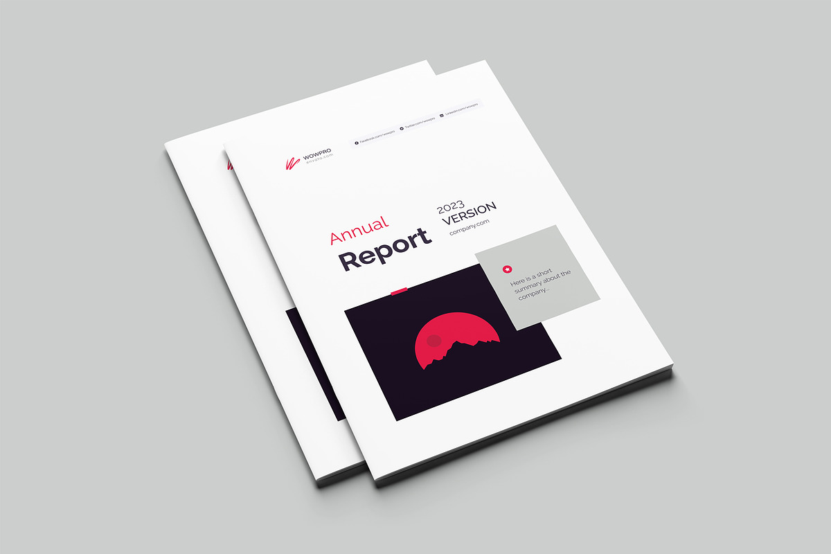 Annual Report, a Brochure Template by WOWPro (Photo 2 of 12)