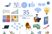 Co-Working Connections – Hand-drawn, a Work Illustration by CreativeValuation (Thumbnail 2 of 10)