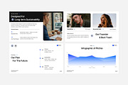 White Blue Modern Startup Pitch Deck, a Presentation Template by Eklip Studio (Thumbnail 5 of 6)