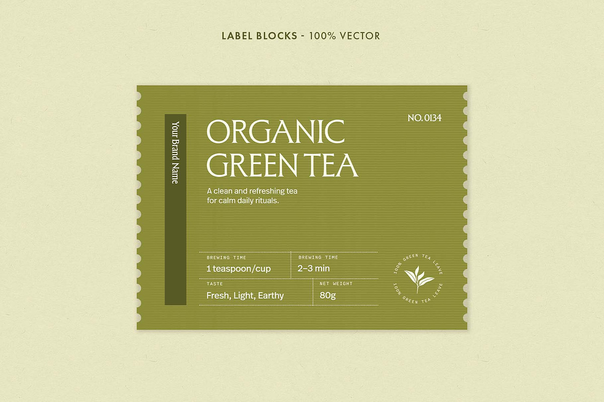 Product Label Template Set, a Stationery Template by BrandPacks (Photo 7 of 14)