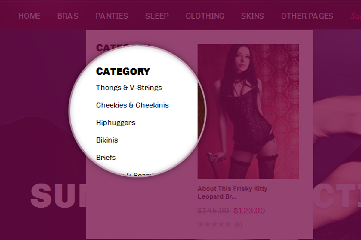 JM Lingerie - Magento Lingerie Store, a Websites & App Template by UberTheme (Photo 2 of 5)