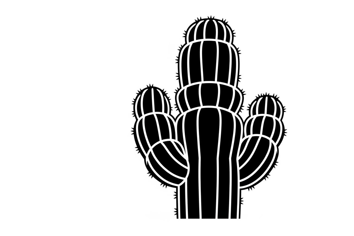 collection desert cactus silhouettes, an Illustration by Amazin_art (Photo 18 of 33)